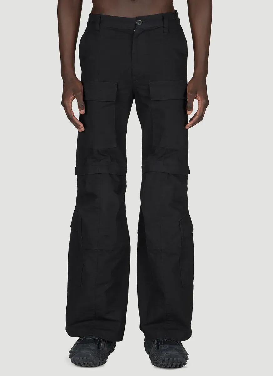Flared Cargo Pants