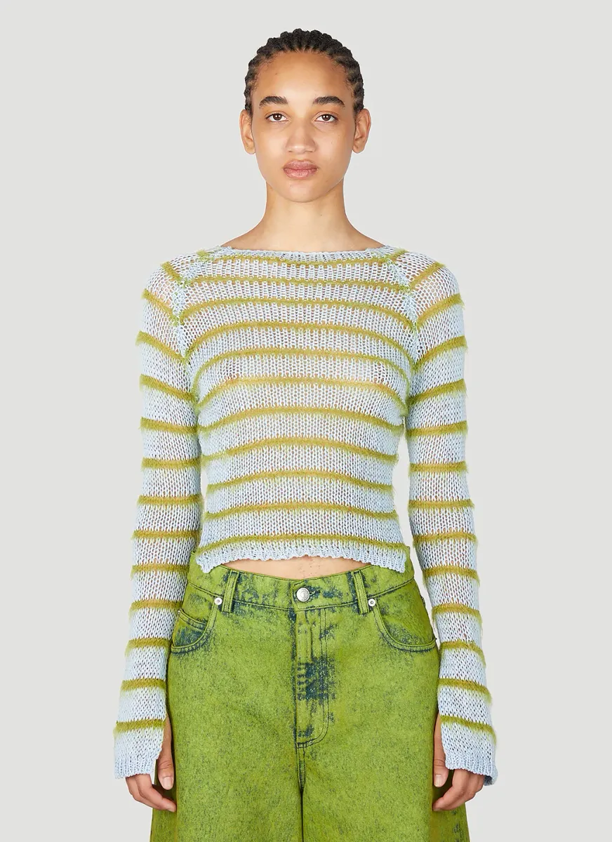 Striped Knit Sweater