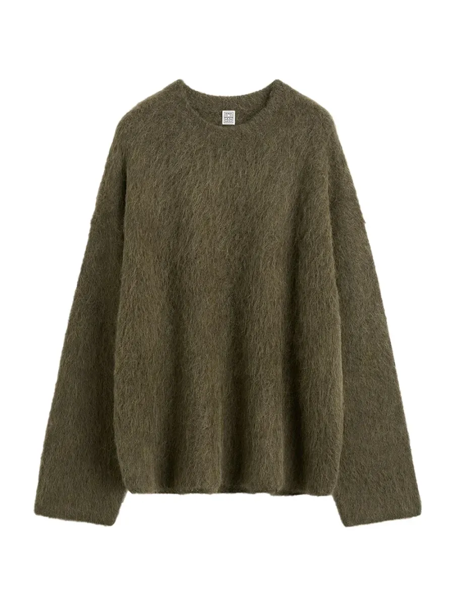 Boxy Alpaca Jumper Pepper
