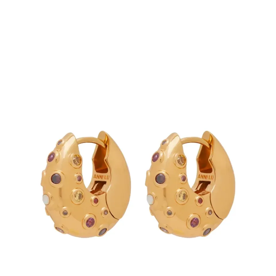 Crystal Bay Hoop Earrings