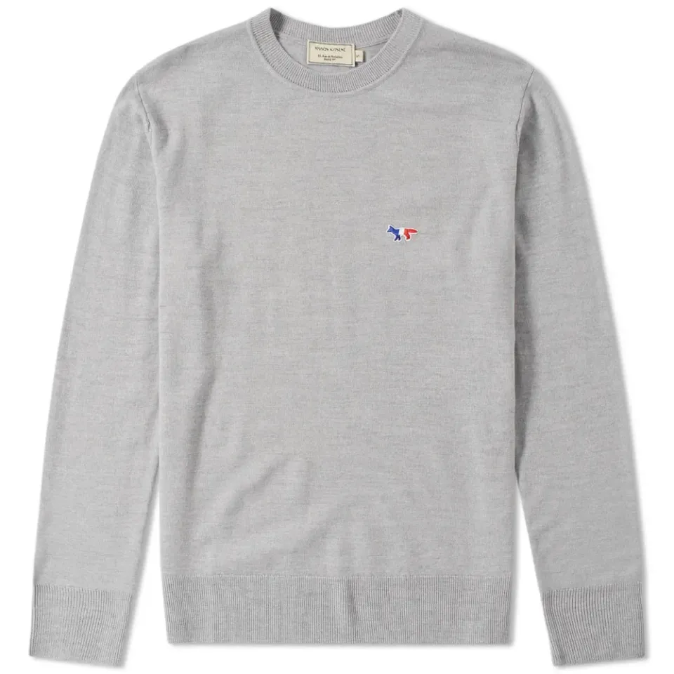 Maison Kitsuné Virgin Wool Crew Knit