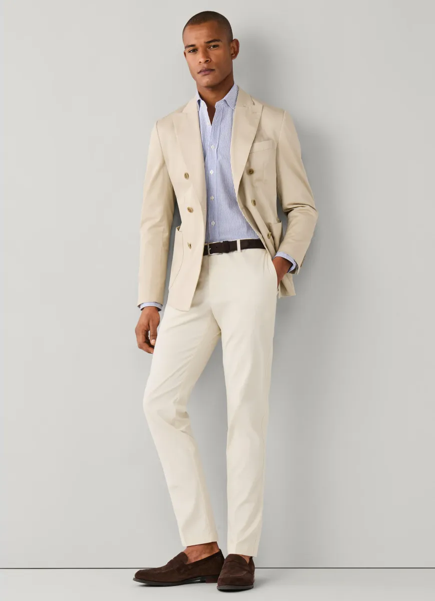 Slim Fit Kensington Ribbed Stretch Chino
