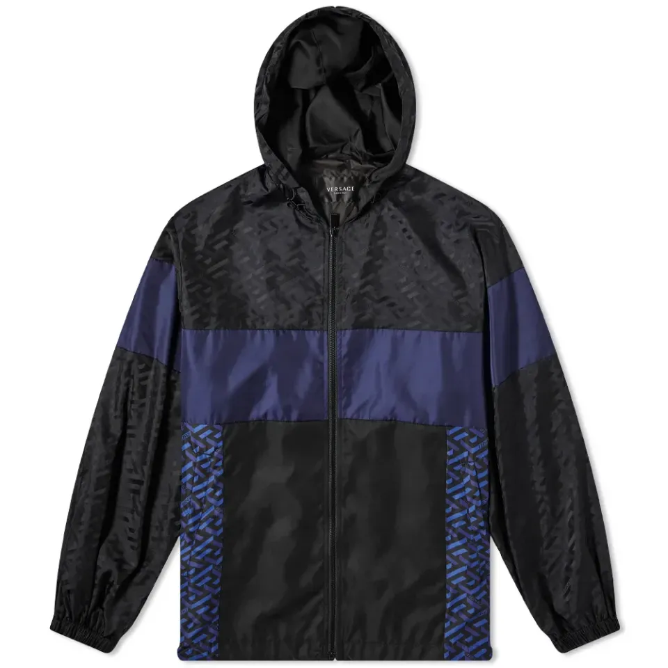 Logo Nylon Hooded Jacket