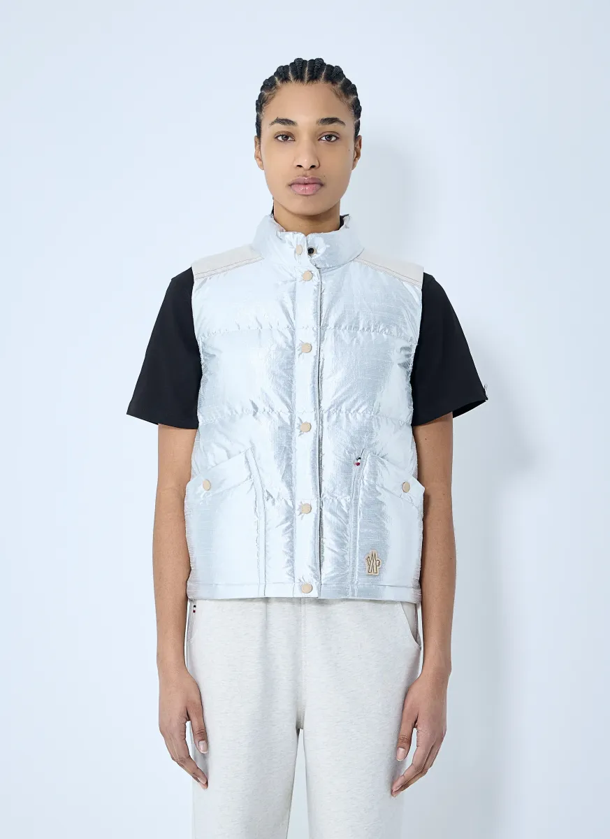 Pinchot Lamé Down Gilet