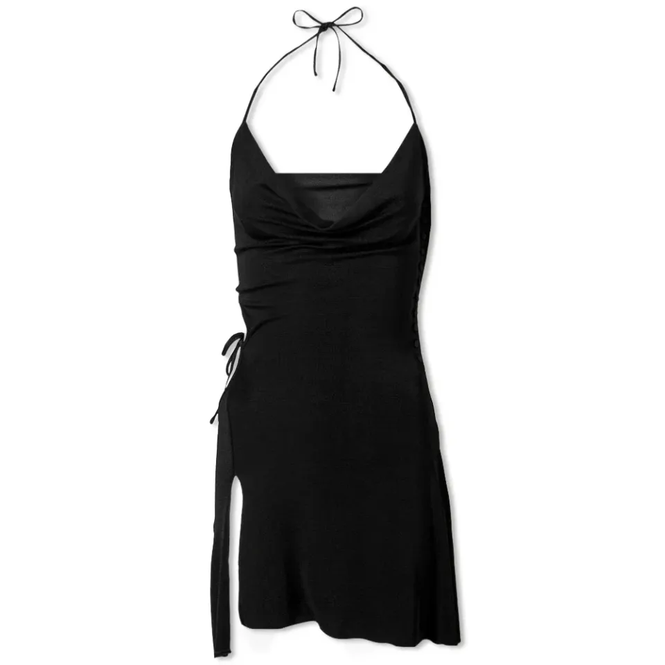 Slinky Cut-Out Knit Dress