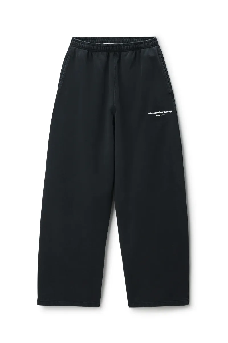 LOGO PRINT MID-RISE RELAXED SWEATPANT