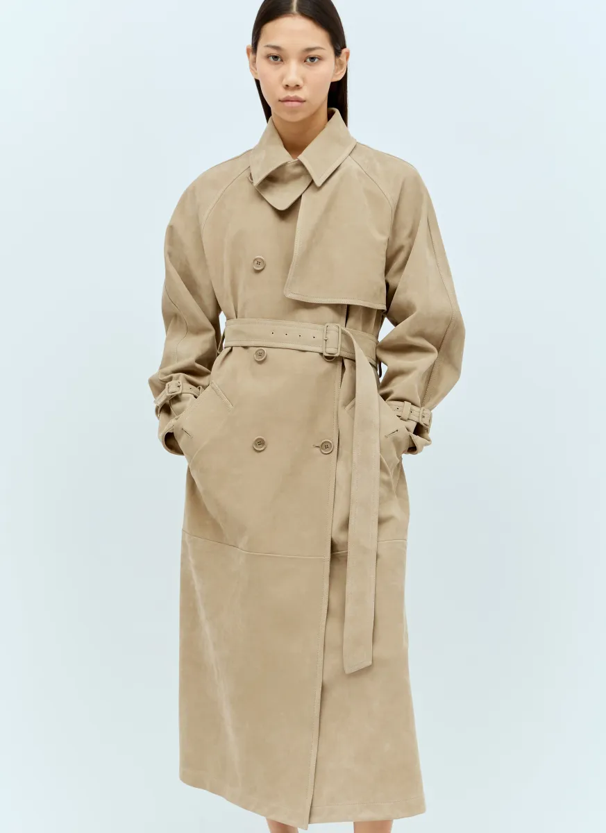 Nubuck Trench Coat