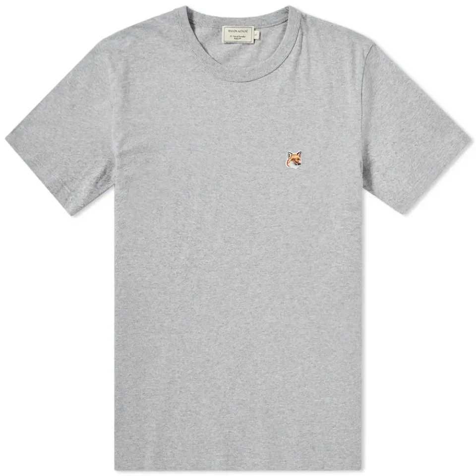 Maison Kitsuné Fox Head Patch Tee