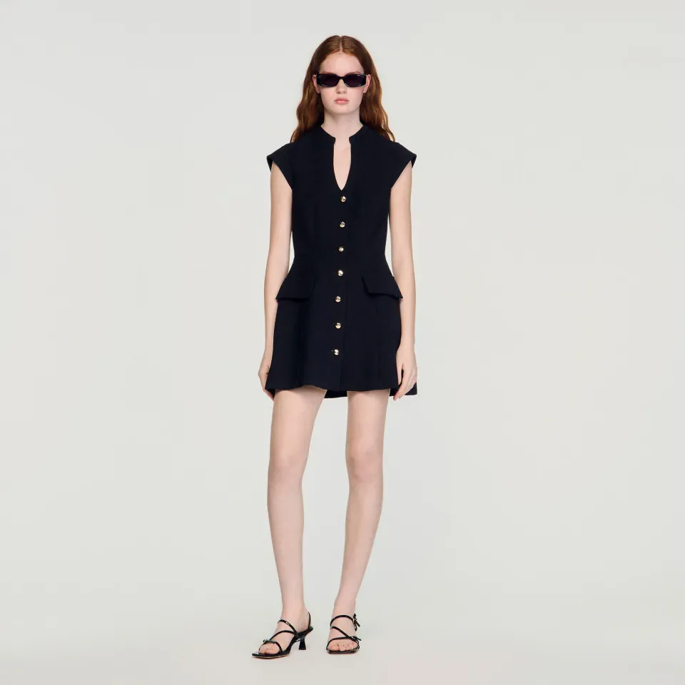 Short sleeveless dress