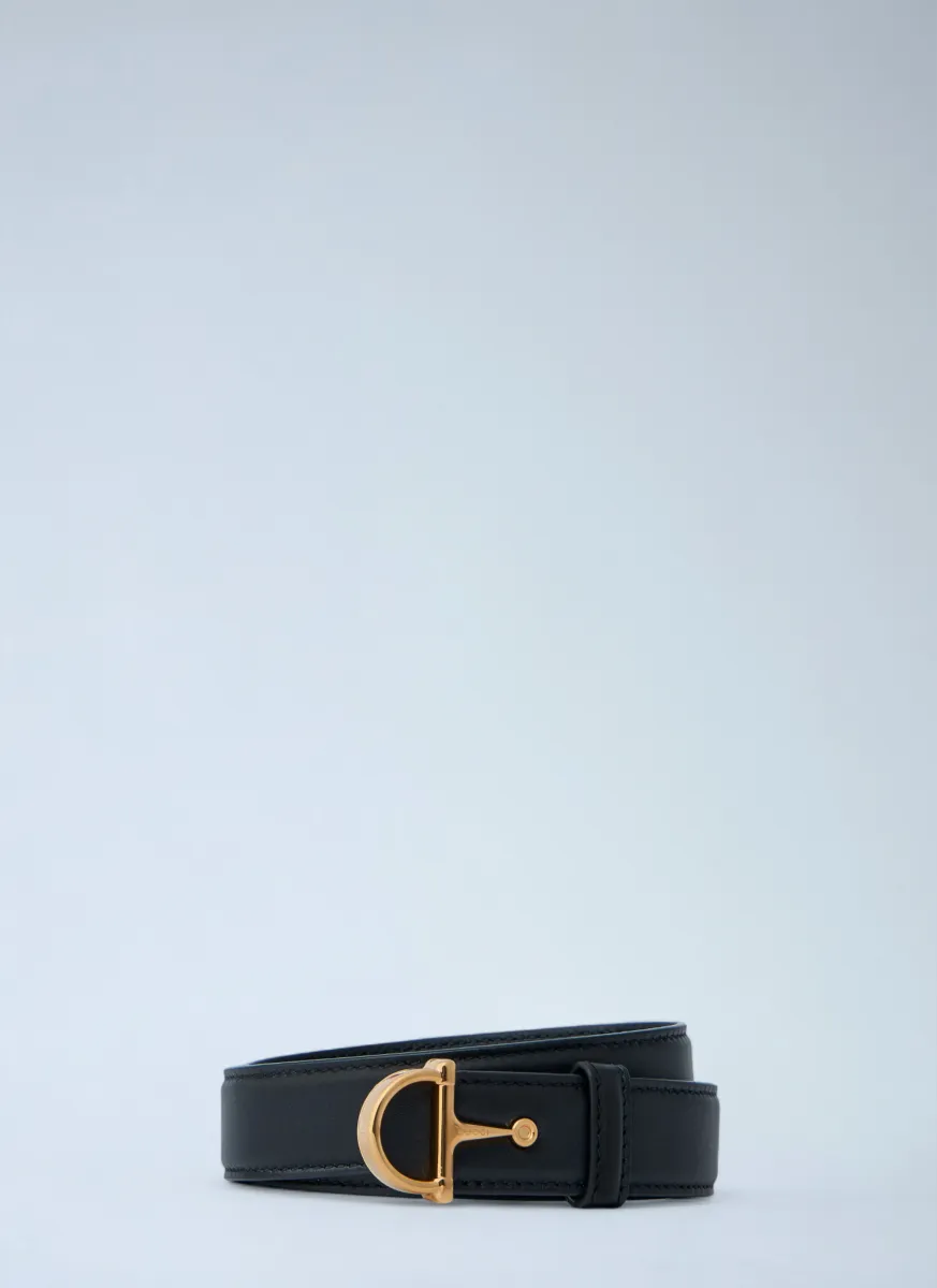 Horsebit Leather Belt
