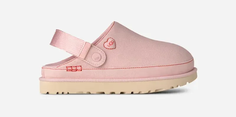 Goldenstar Love Clog '26, Suede/Polyester