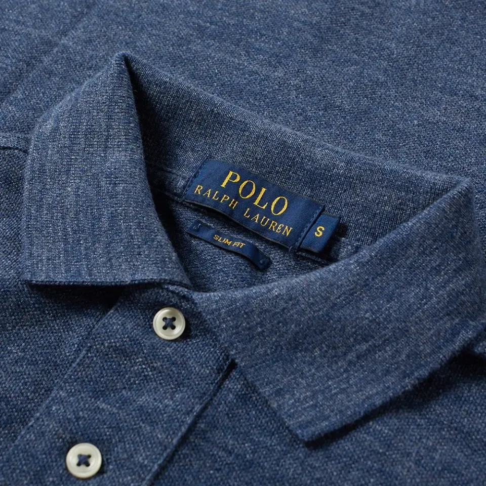 Long Sleeve Slim Fit Polo
