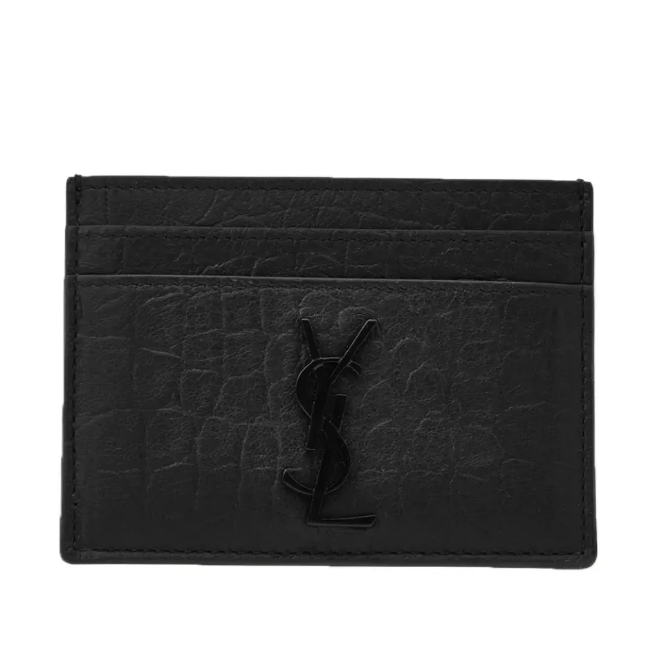 Logo Monogram Card Holder