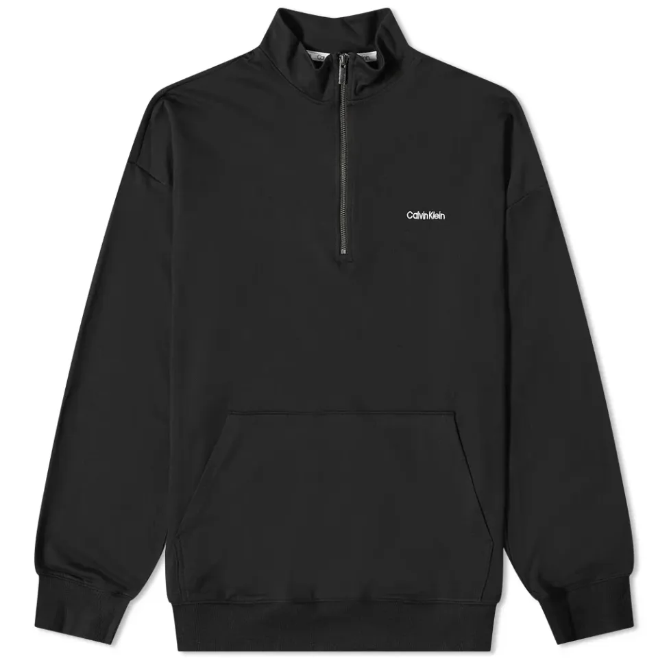 CK Underwear Logo Quarter Zip Sweat