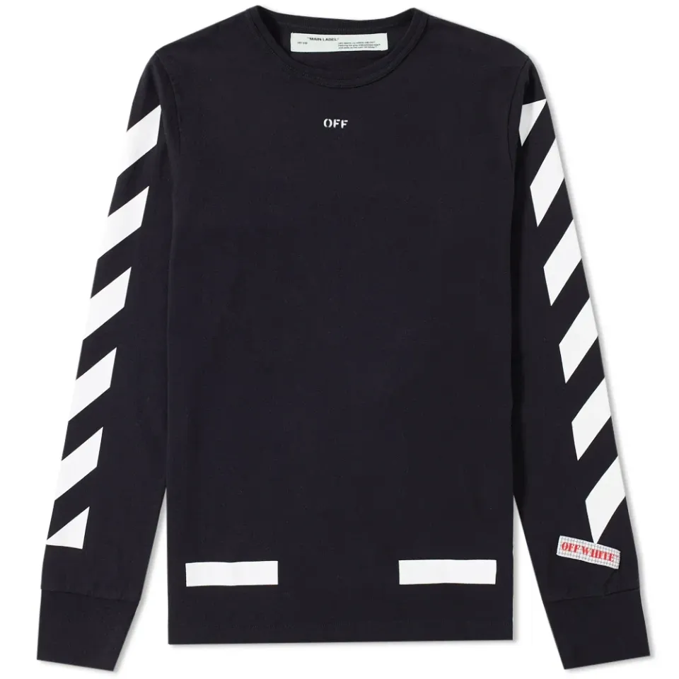 Diagonal Arrows Long Sleeve Tee