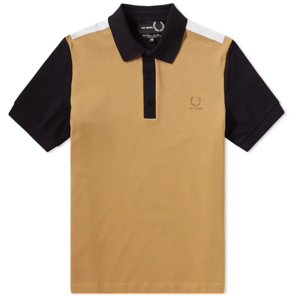 Tape Detail Pique Polo