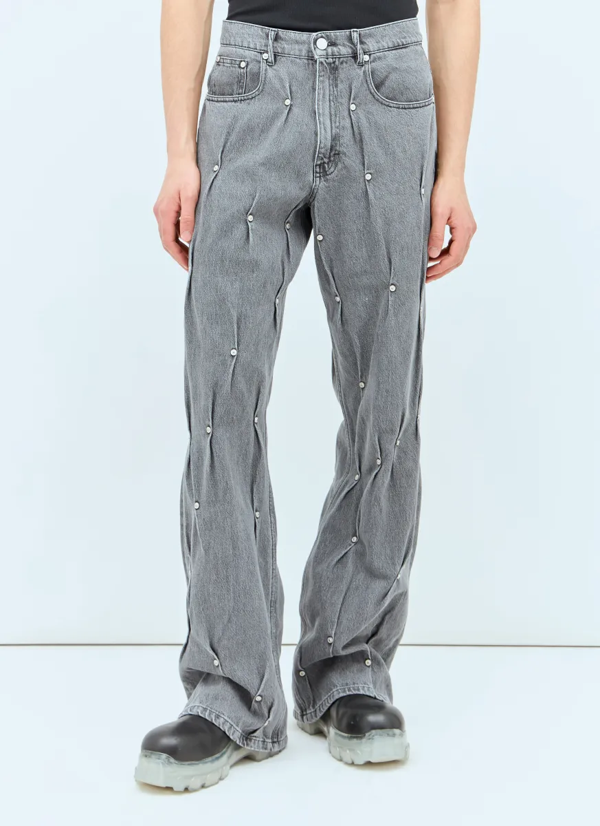 Multi Rivet Jeans