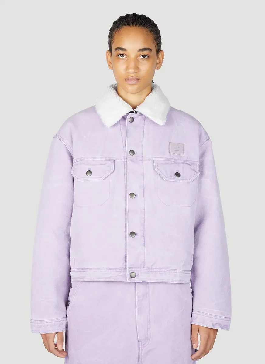 Face Patch Canvas Jacket