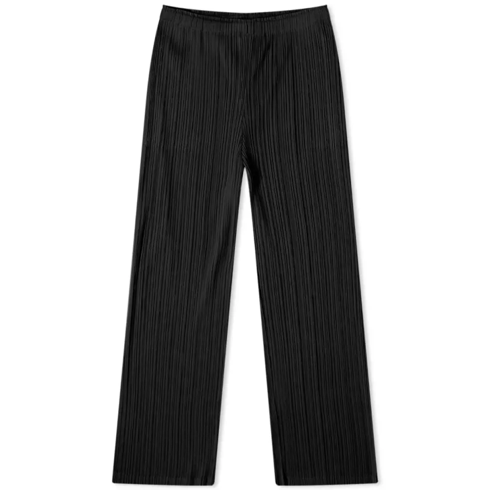 Straight Pleats Trousers