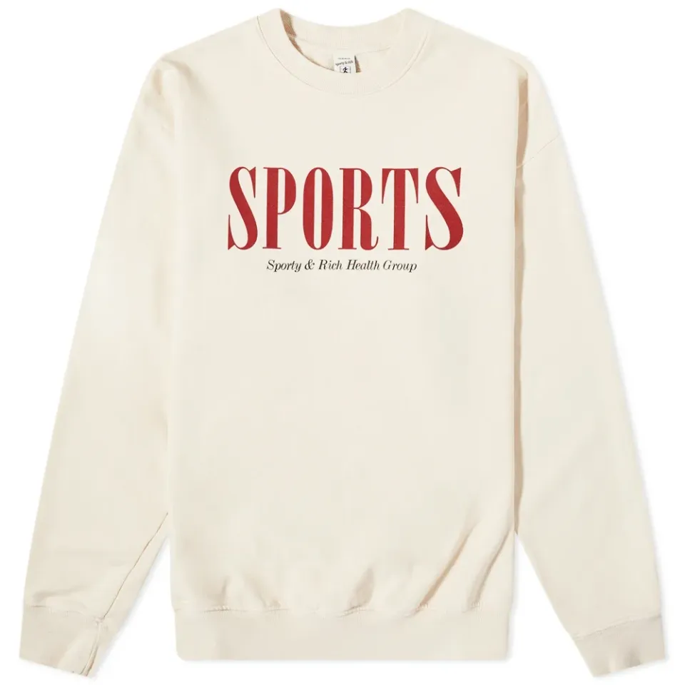Sports Logo Crew Sweat