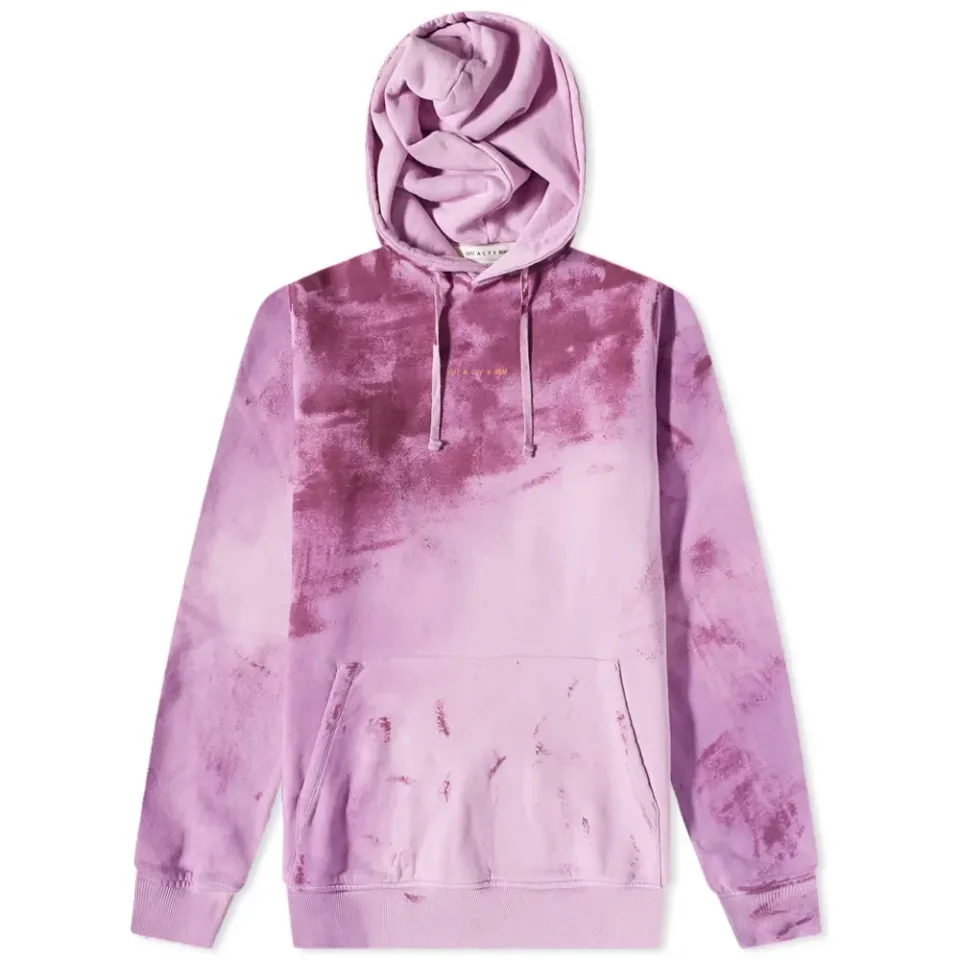 END. x 1017 ALYX 9SM 'Neon' Treated Logo Popover Hoodie