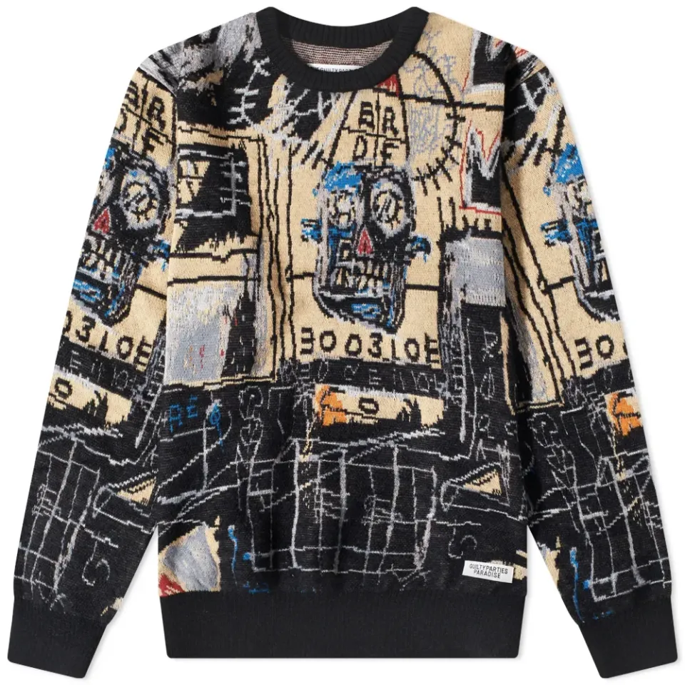 Jean-Michel Basquiat Crew Knit