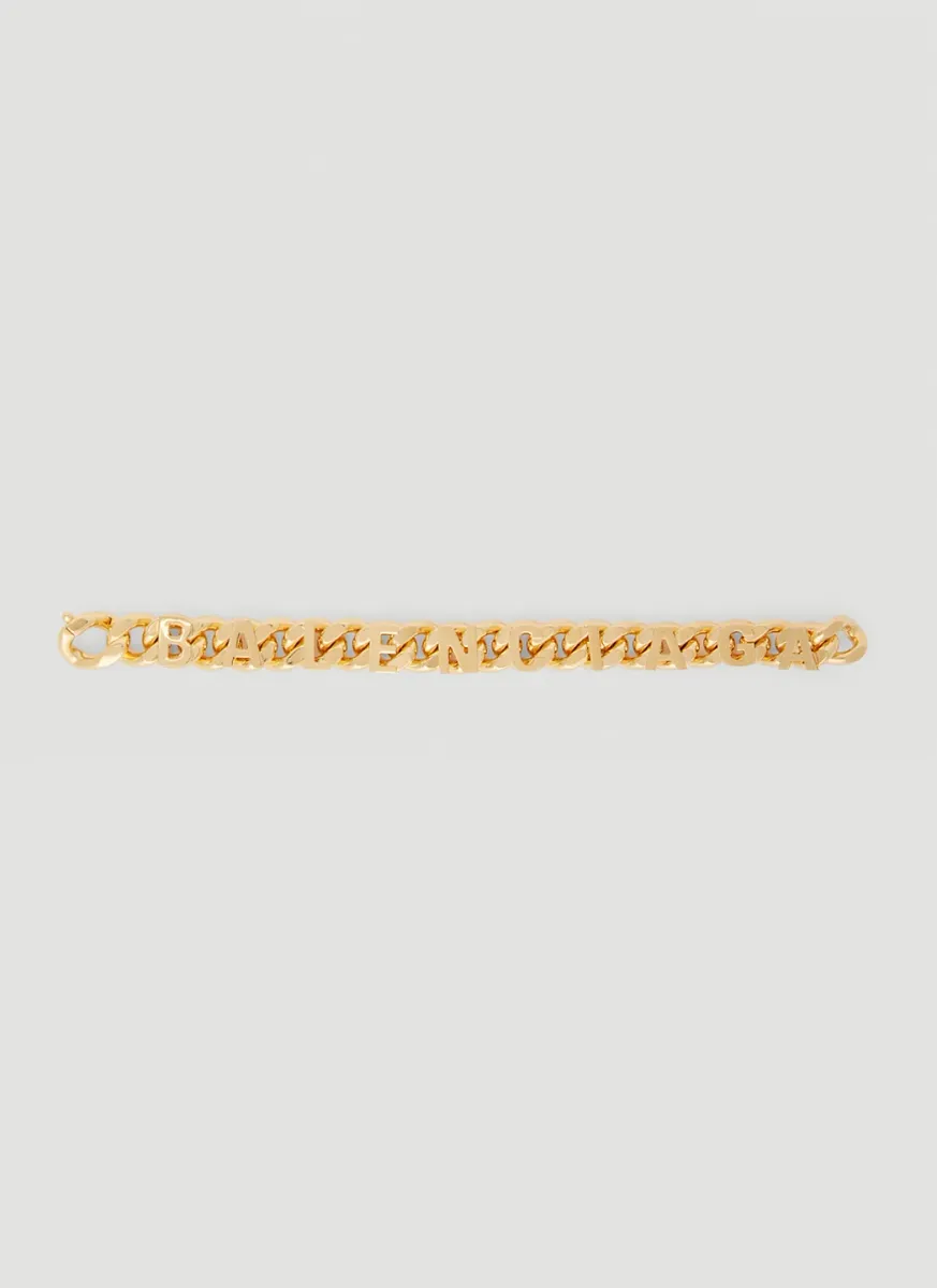 Chain Logo Bracelet