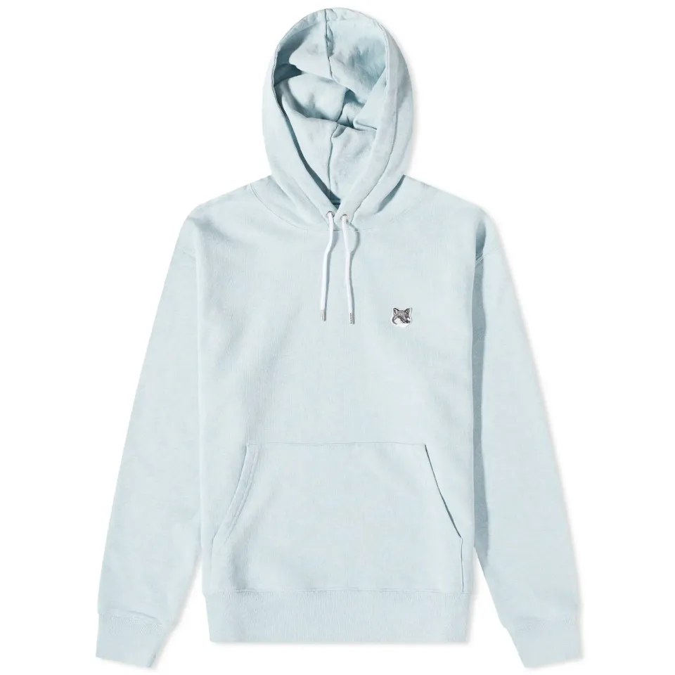 Grey Fox Head Patch Classic Hoodie