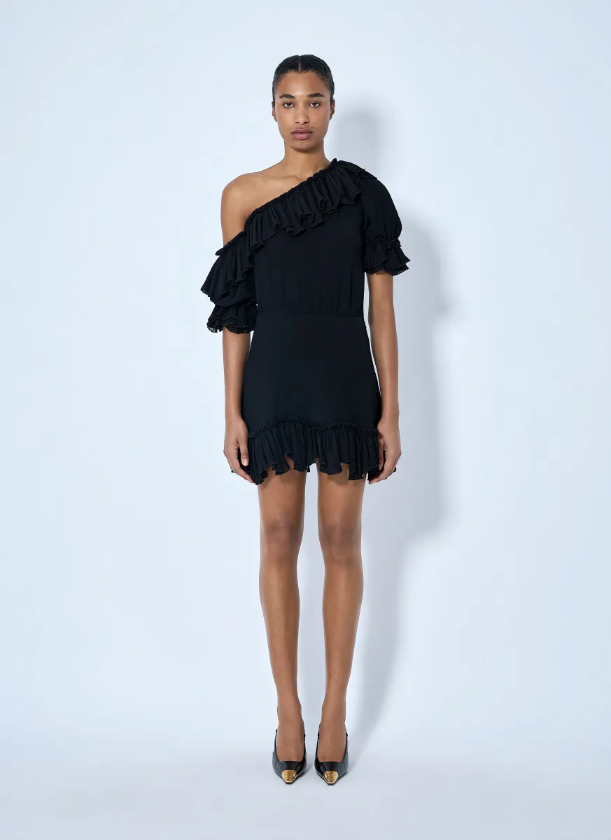 Asymmetric Mini Dress