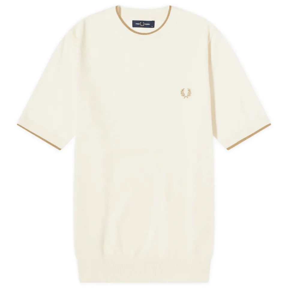Textured Knit T-Shirt