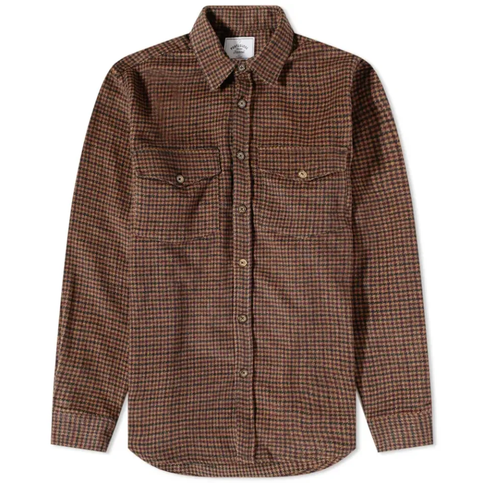 Leaf Check 2 Pocket Overshirt