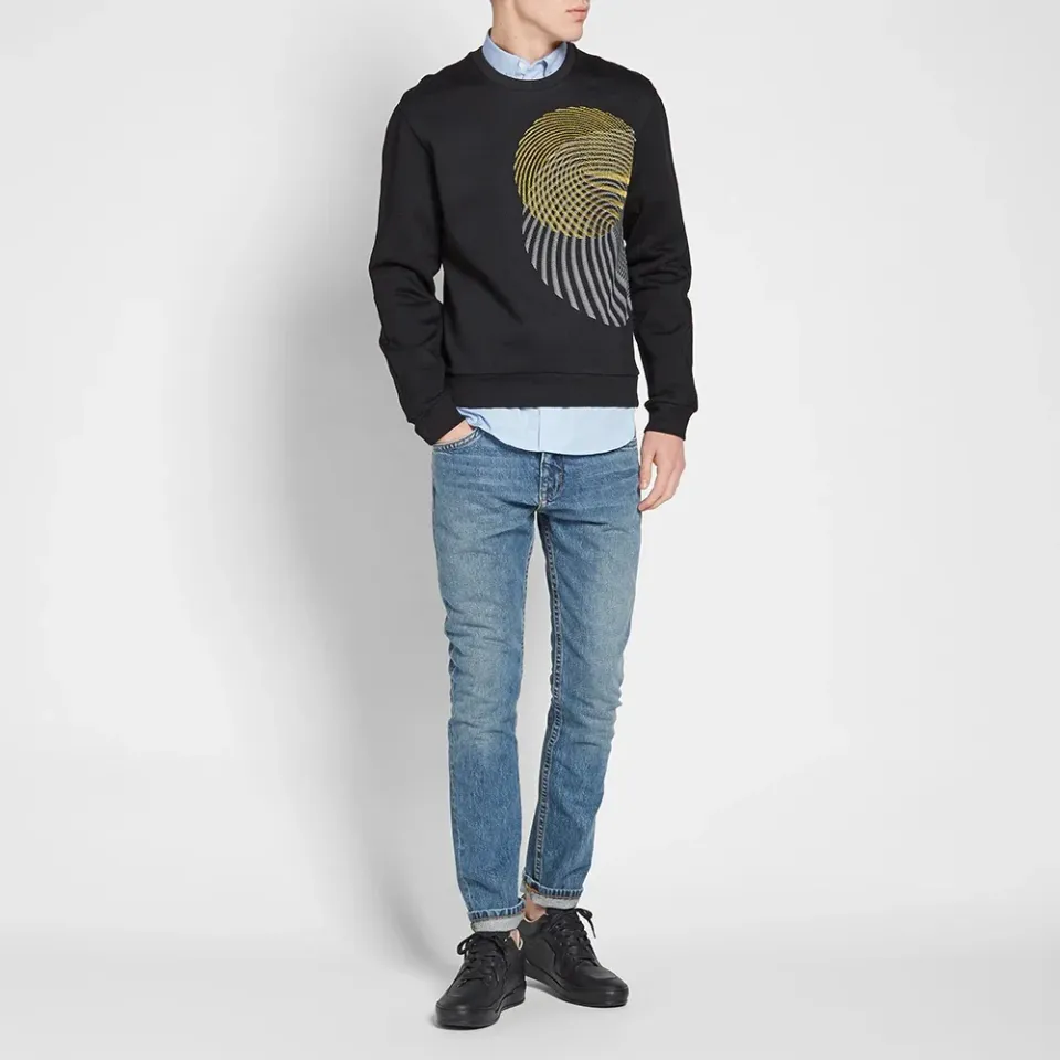 Embroidered Circle Crew Sweat