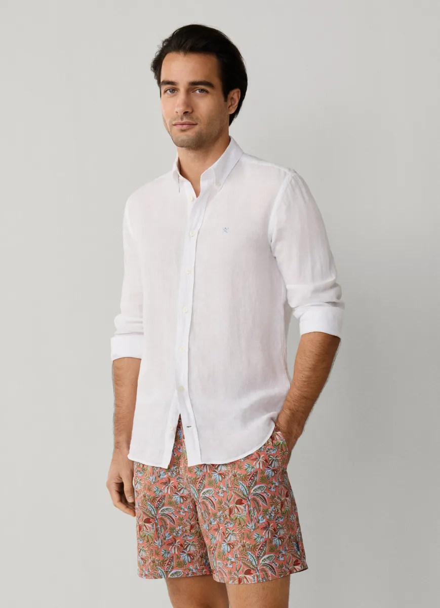 Floral Print Swim Trunk