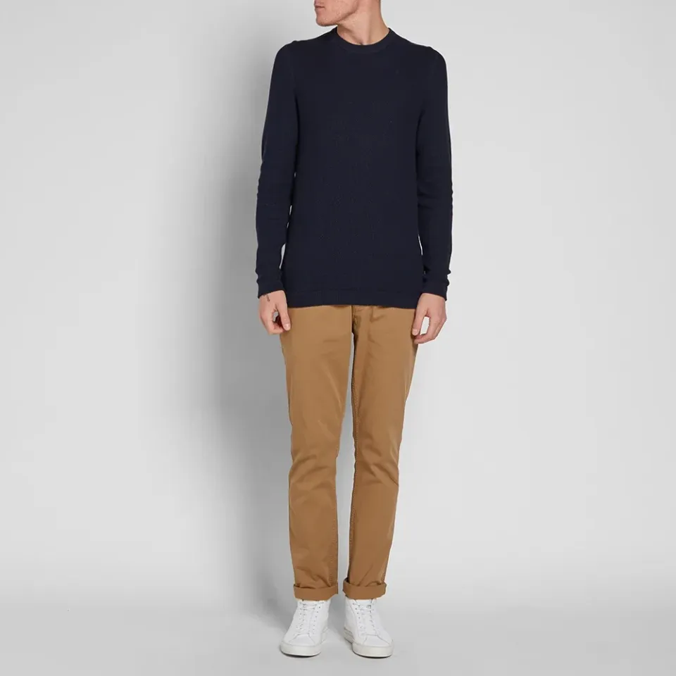 Hubert Honeycomb Crew Knit