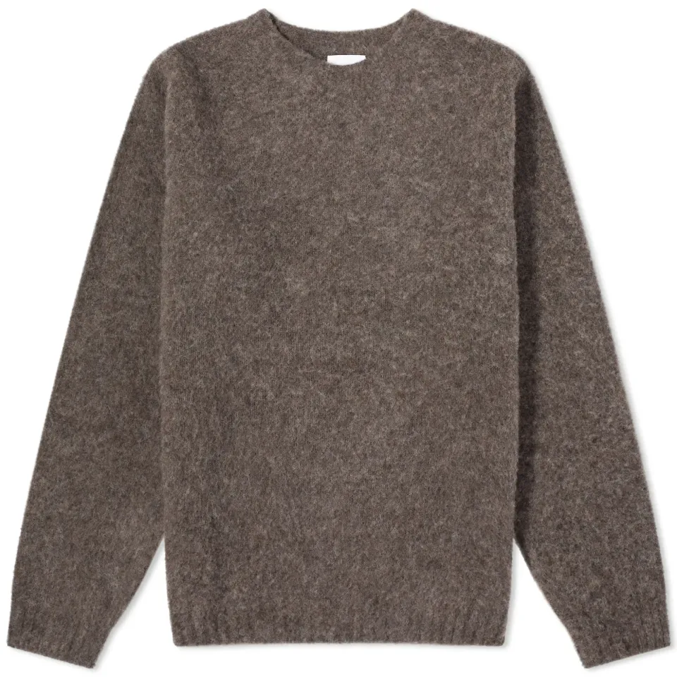 Birnir Brushed Lambswool Crew Jumper