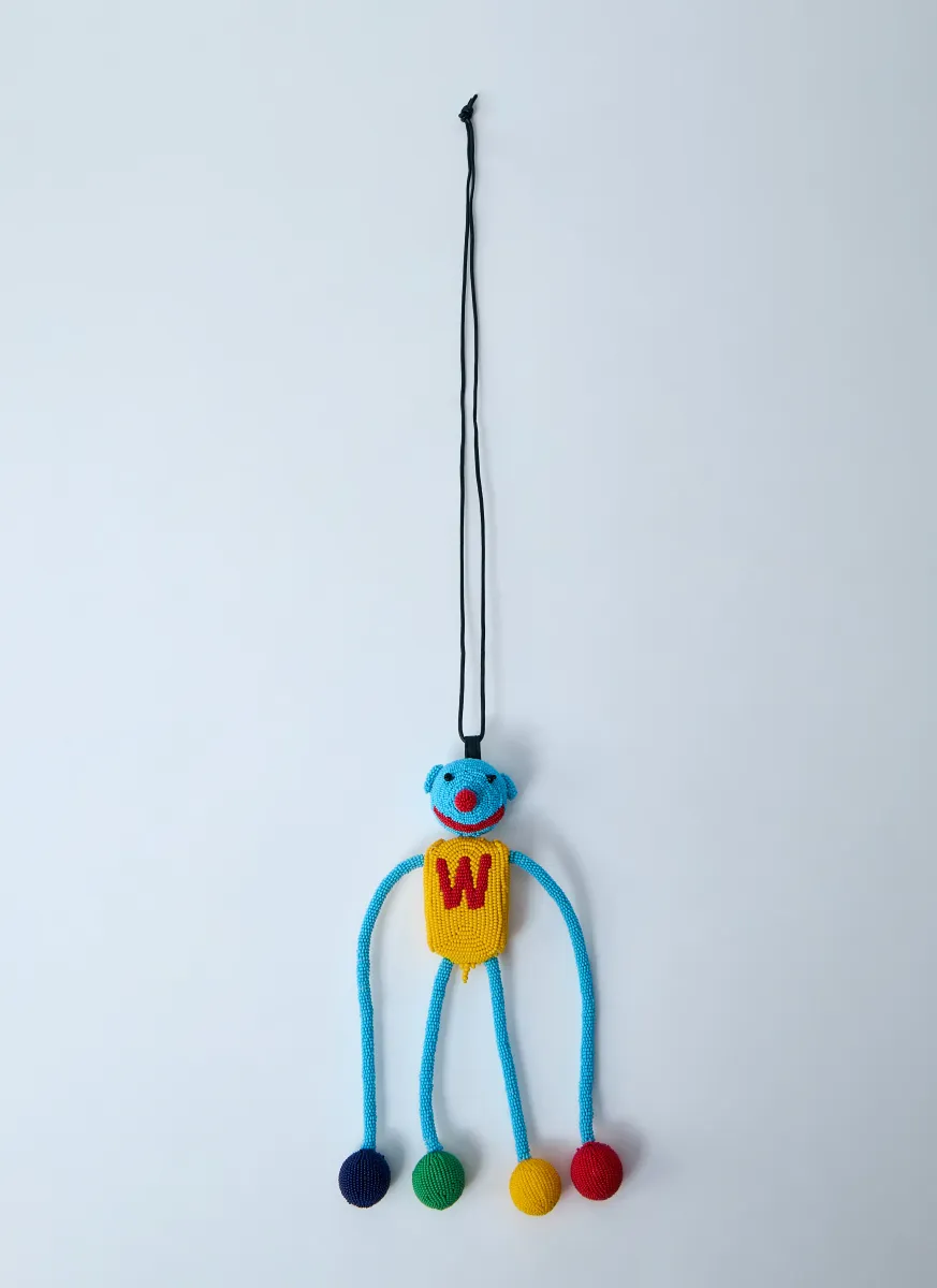 Beaded Logo Keyring