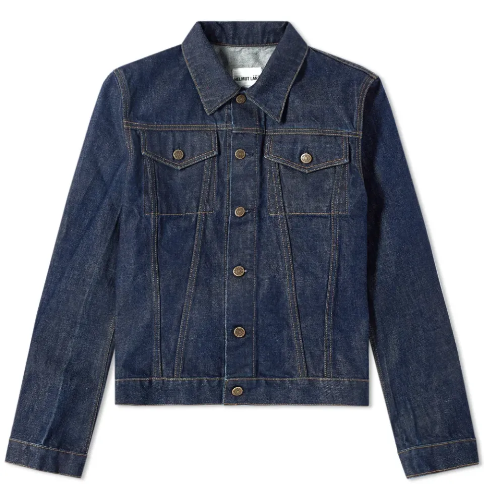 1997 Re-Edition Distressed Stripe Denim Jacket
