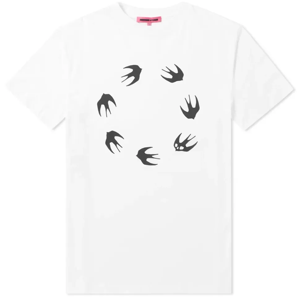 McQ by Alexander McQueen Swallow Circle Tee