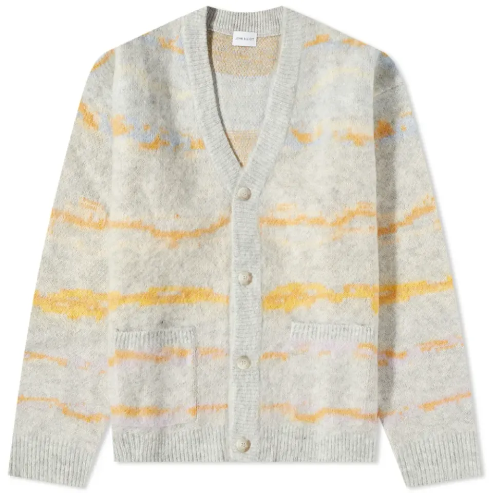 Mohair Jacquard Cardigan