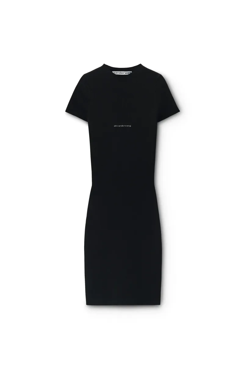 Knit Logo Mini Dress