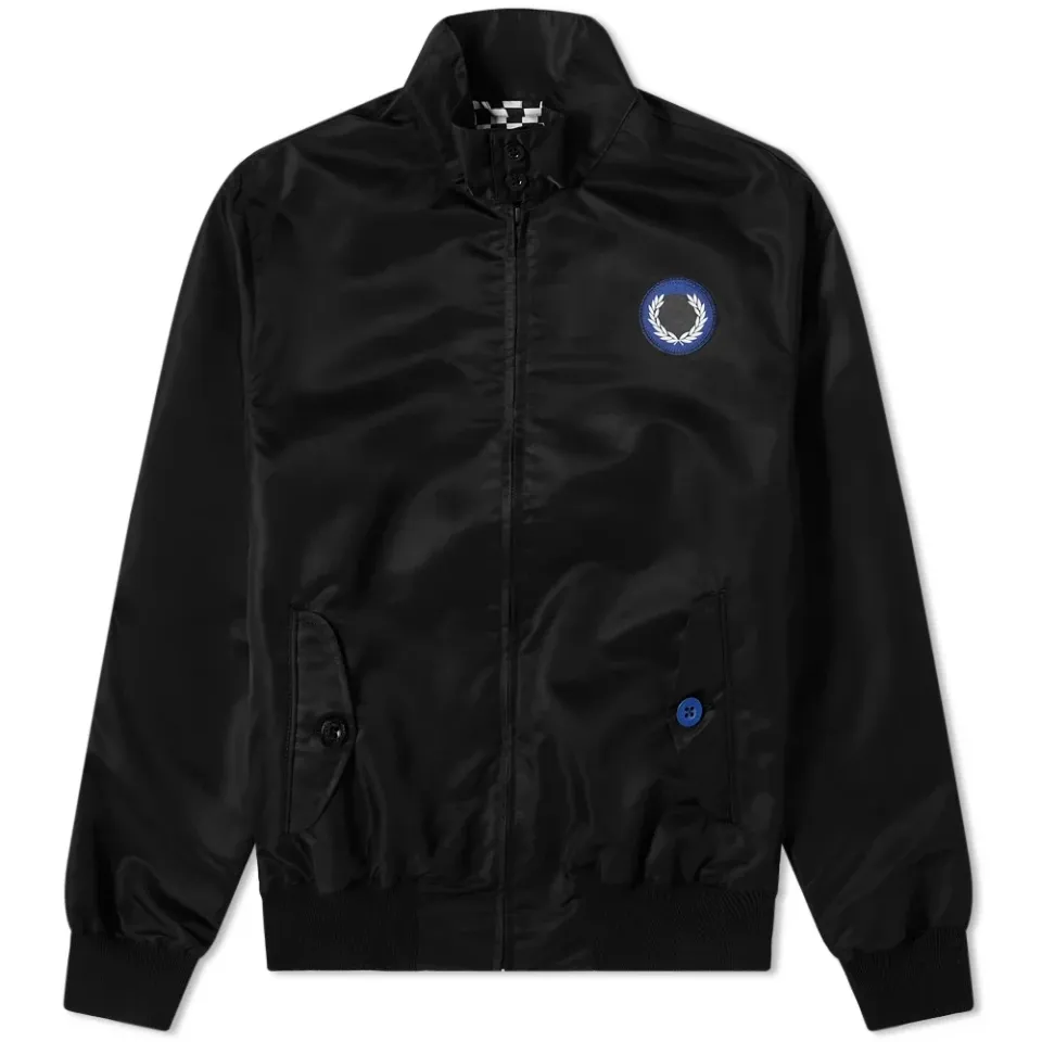 Patched Harrington Jacket