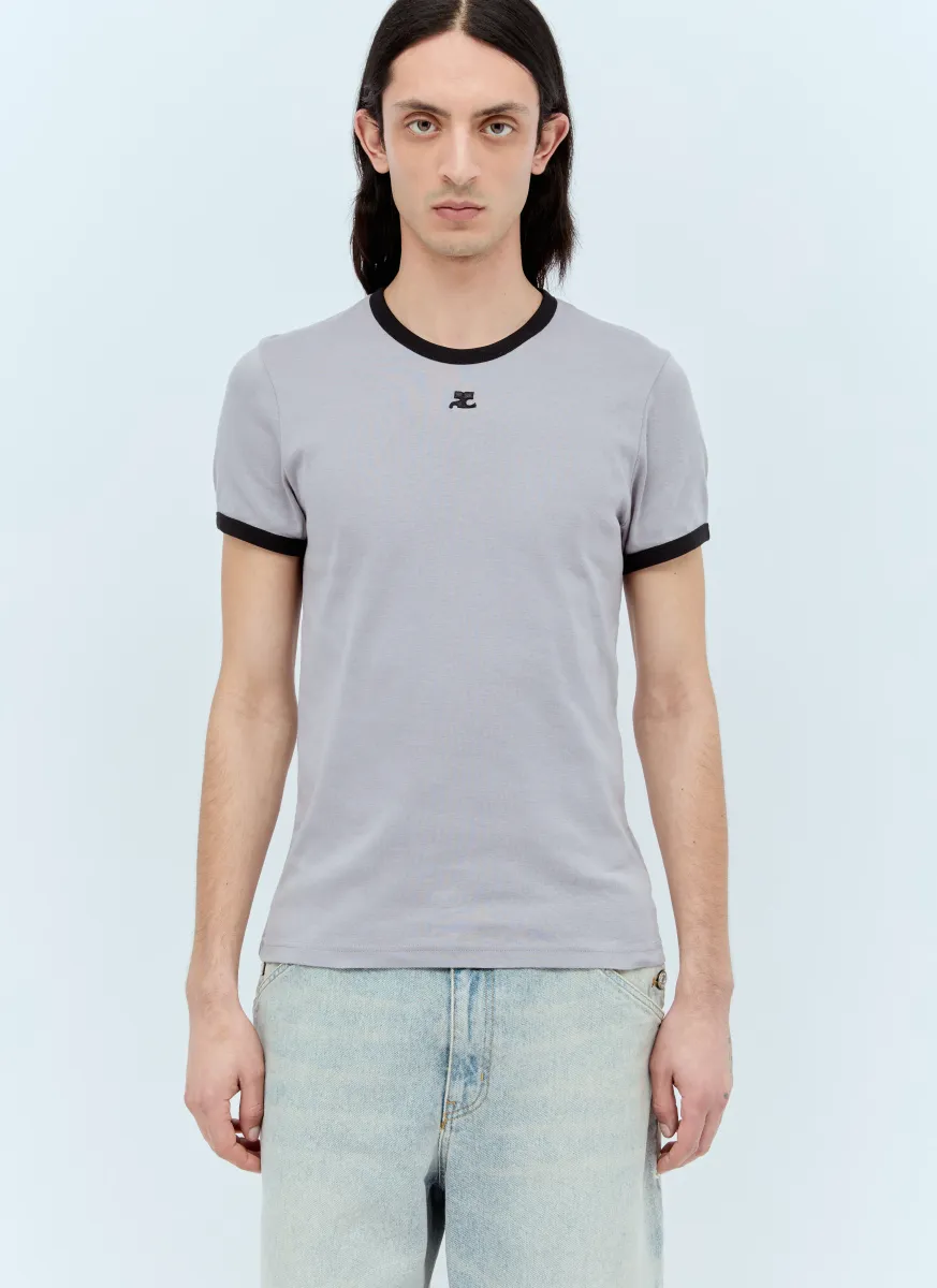 Bumpy Contrast T-Shirt