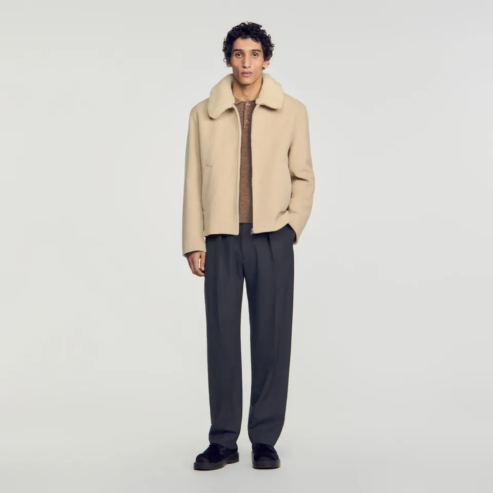 Wool and cashmere jacket
