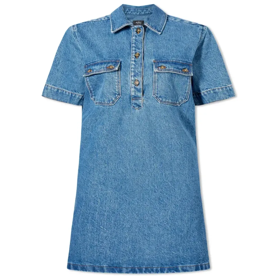 A.P.C. Berangere Utility Mini Dress