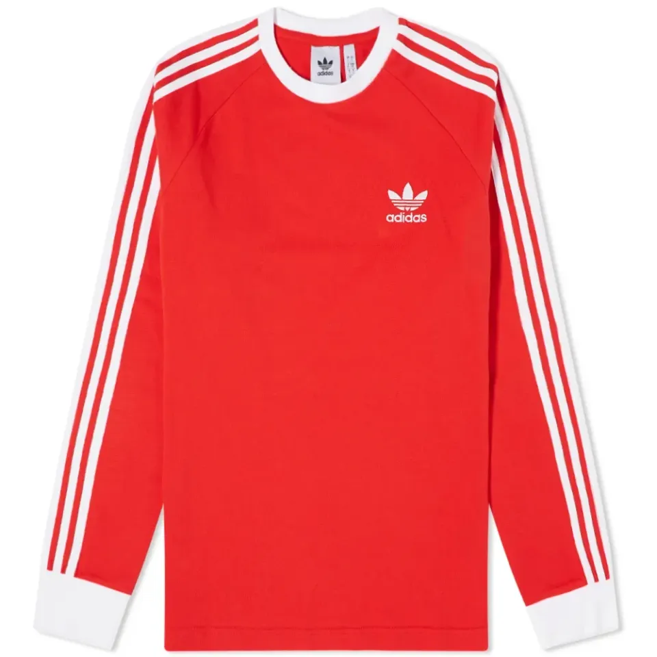 Long Sleeve 3 Stripe T-Shirt