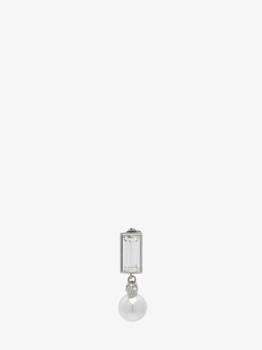 Skull & Pearl Earring