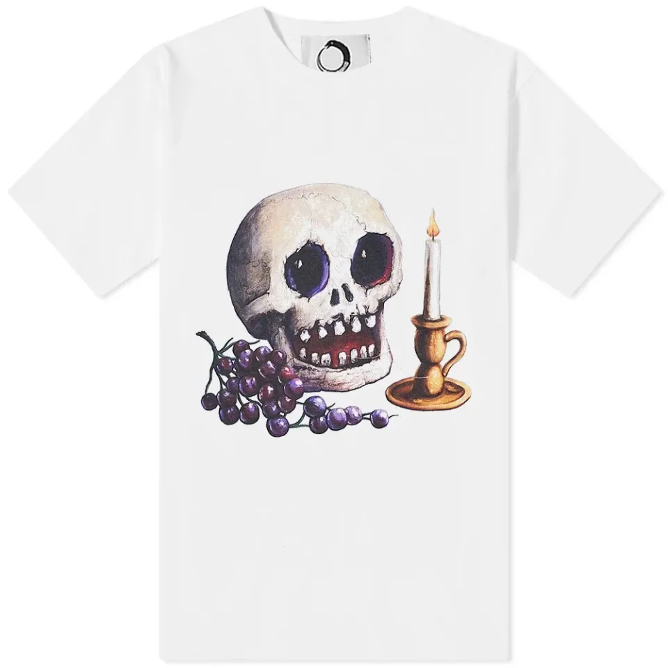 Momento Mori Skull Print T-Shirt