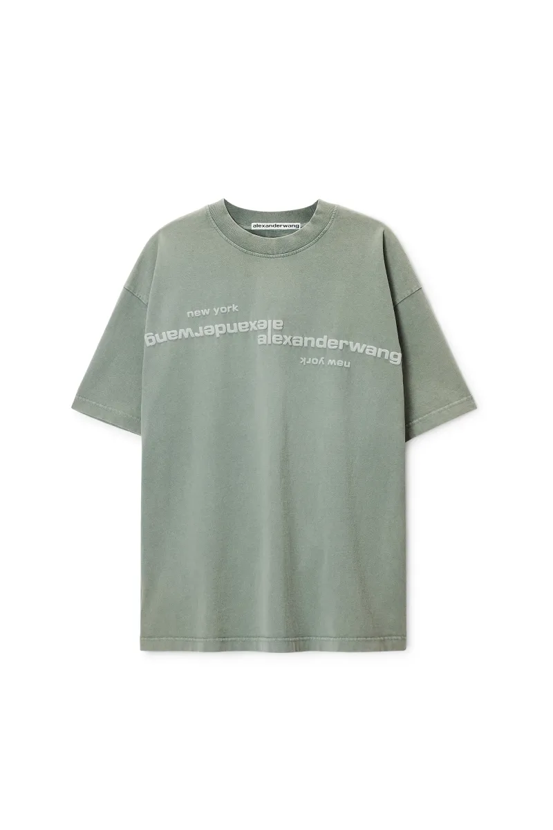 MIRRORED LOGO SHORT SLEEVE TEE