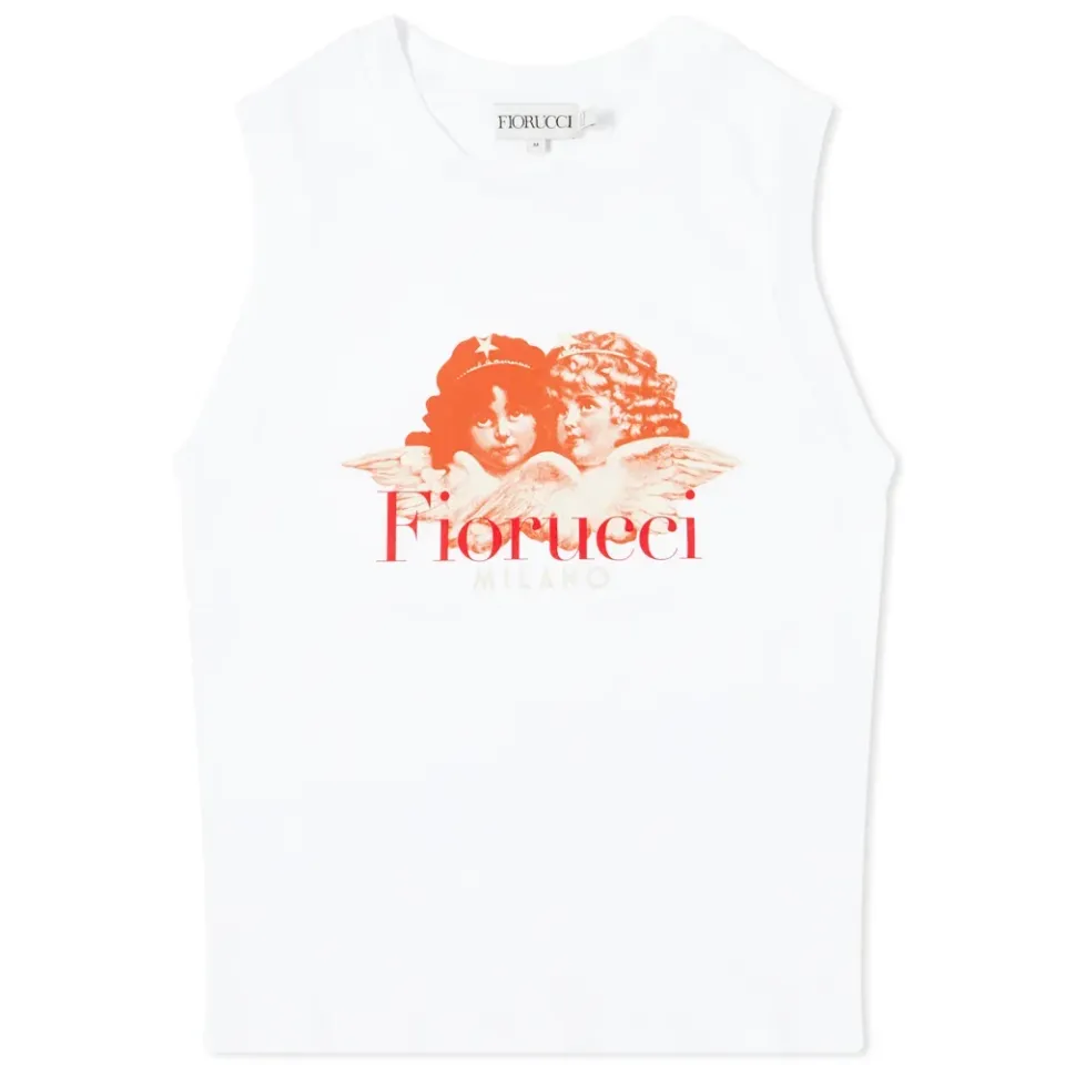 Sleeveless Milano Angel Crop Top