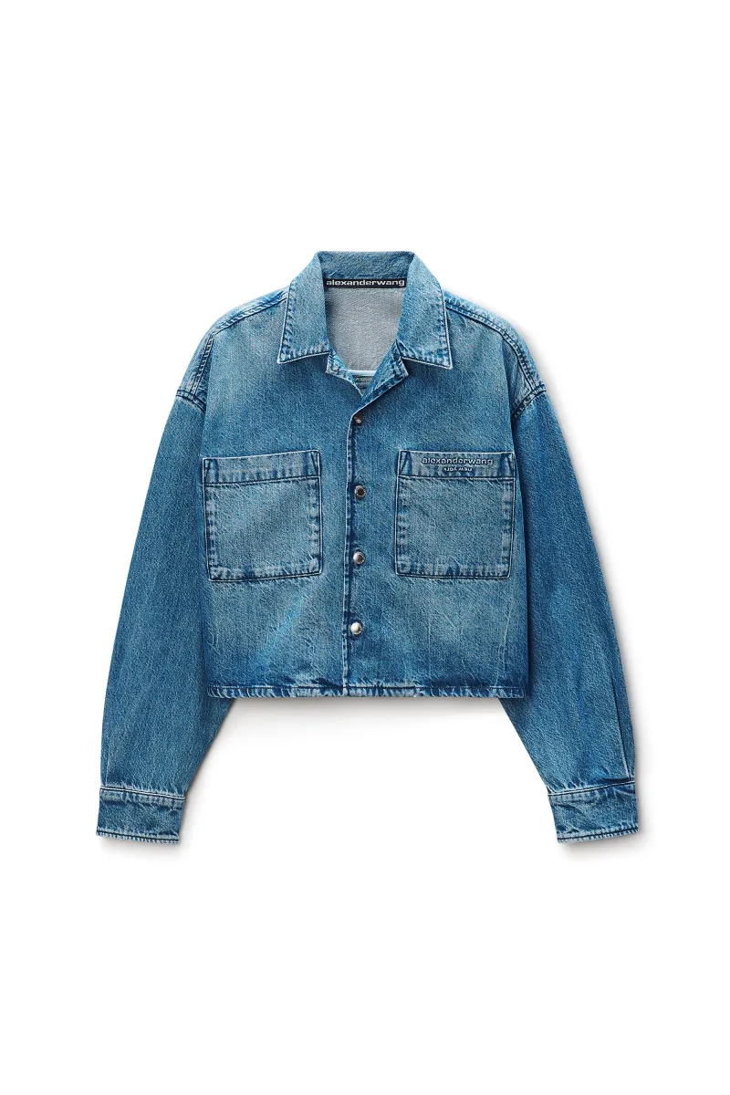 Cropped Long Sleeve Shirt